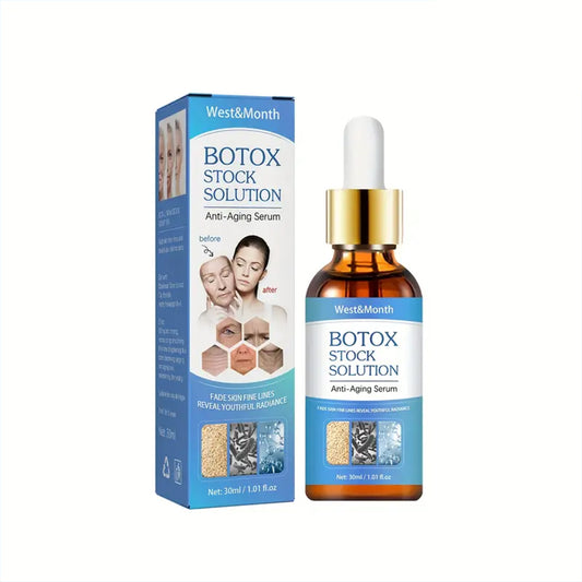 Botox Solution, suero facial con solución madre de botox, anti edad para reducir líneas finas, arrugas y manchas en la piel